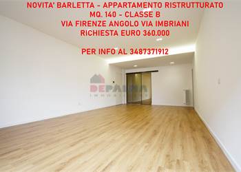 APPARTAMENTO CON RIFINITURE DI PREGIO MQ. 140 ZONA CENTRALE CLASSE B