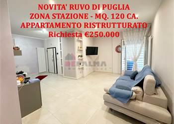 APPARTAMENTO RISTRUTTURATO MQ. 120 ZONA STAZIONE RUVO